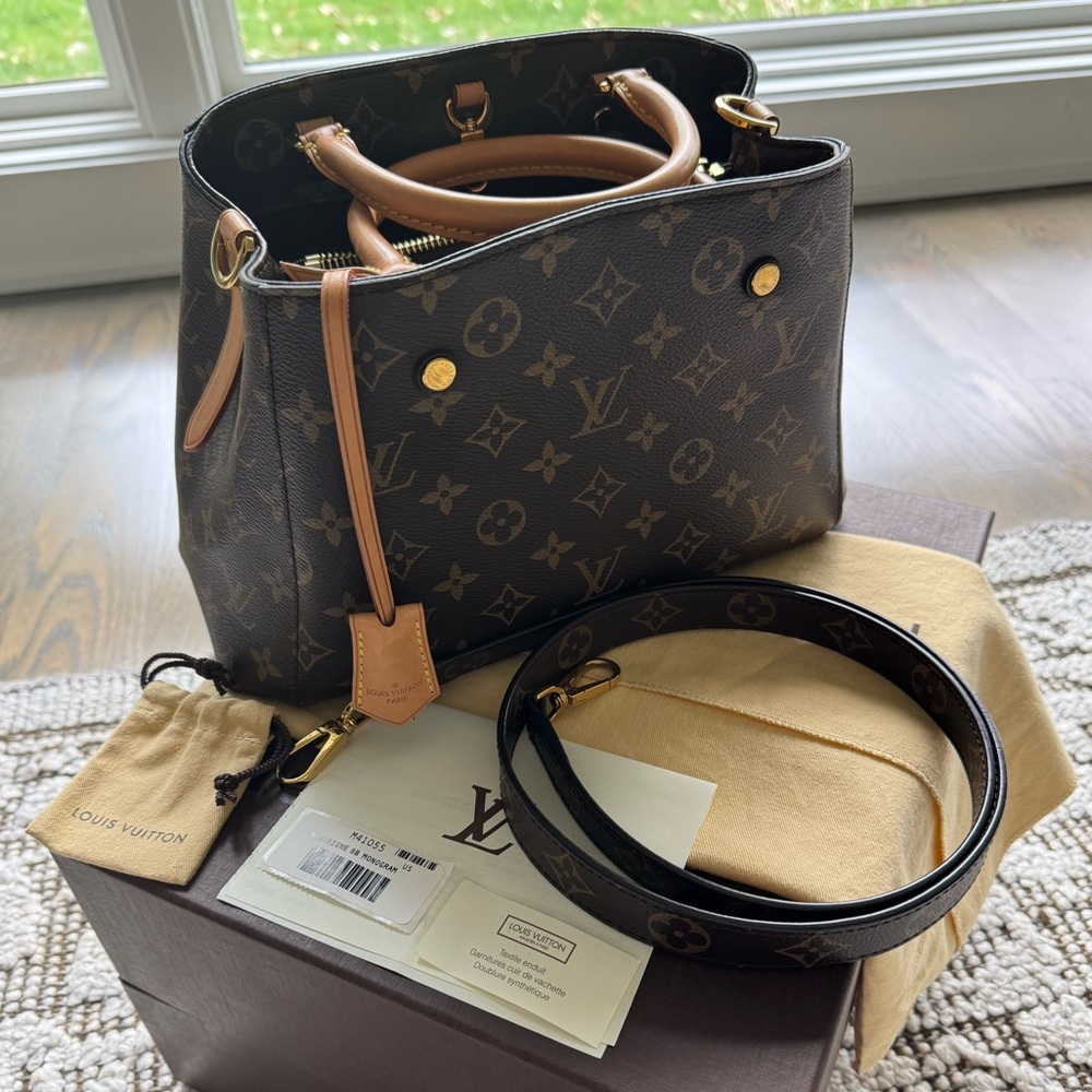 Louis Vuitton Montaigne BB Monogram Handbag